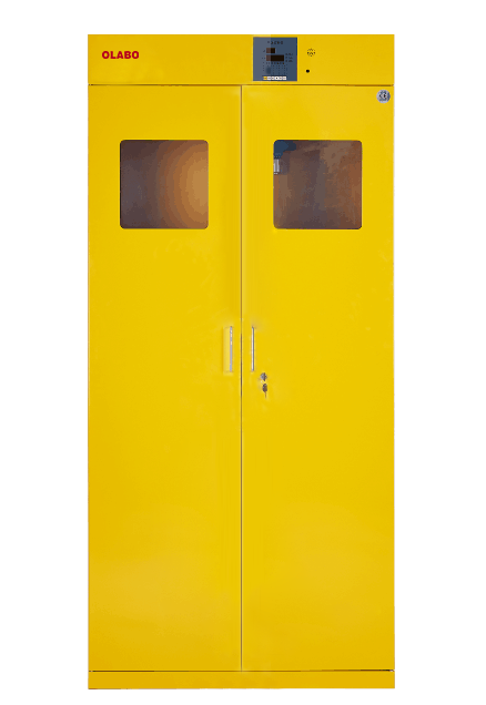 全鋼型三瓶存儲氣瓶柜_氣瓶柜廠家